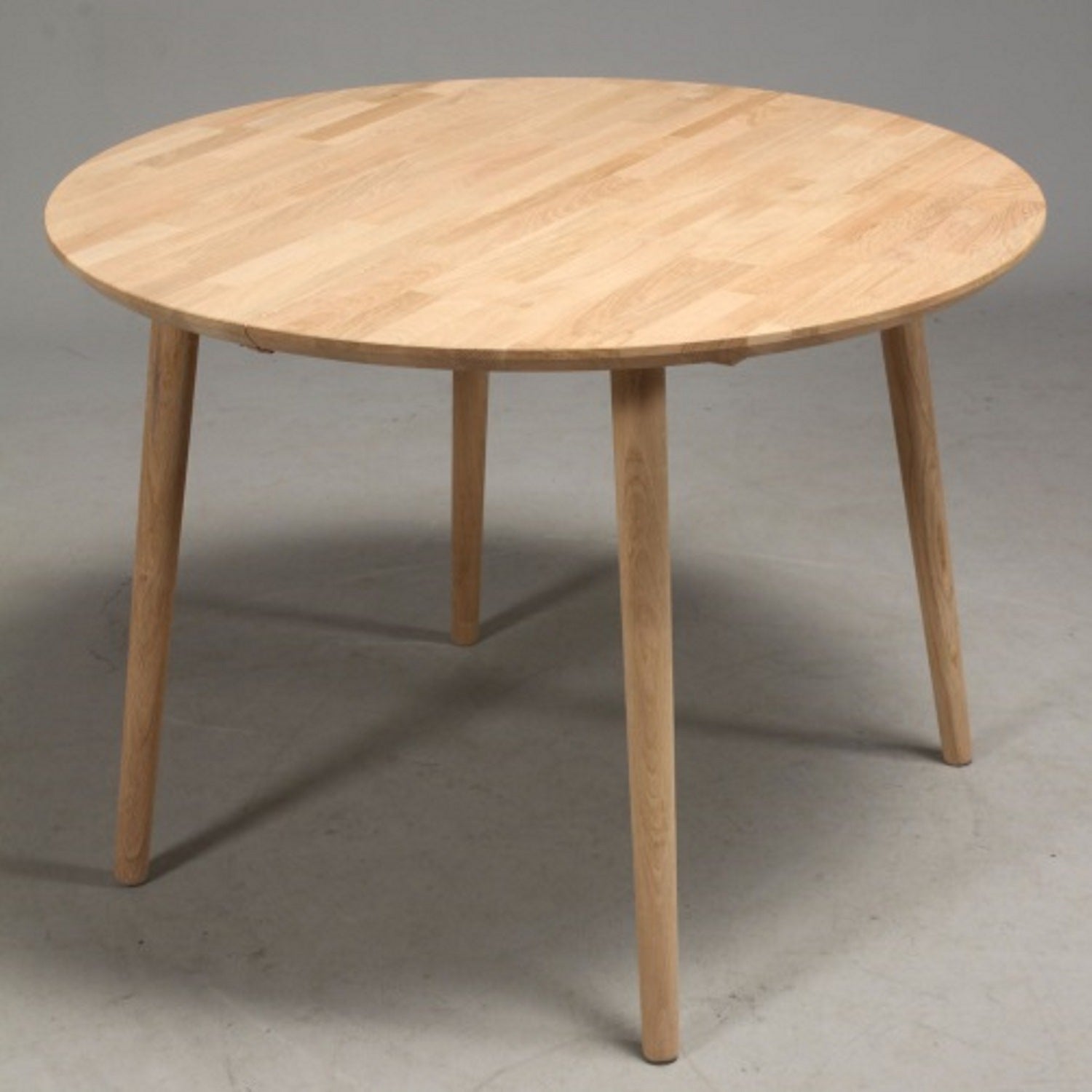 Spisebord, massiv eg, ø 100 cm