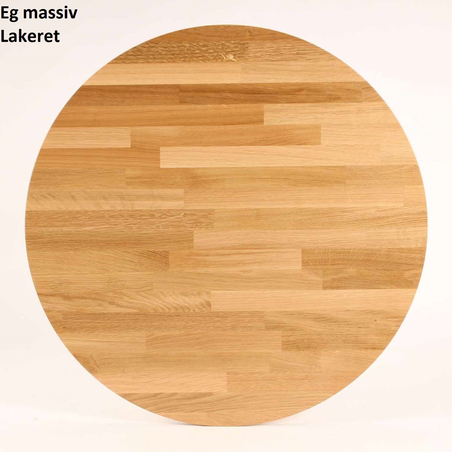 Spisebord, massiv eg, ø 100 cm