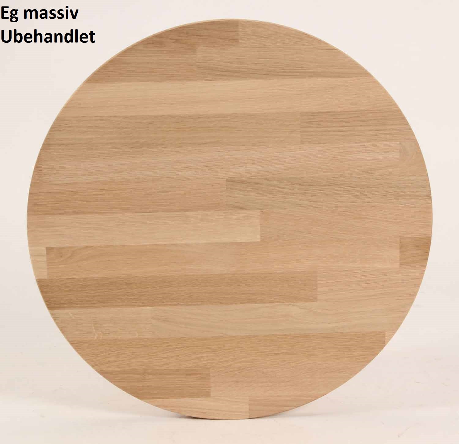 Spisebord, massiv eg, ø 100 cm